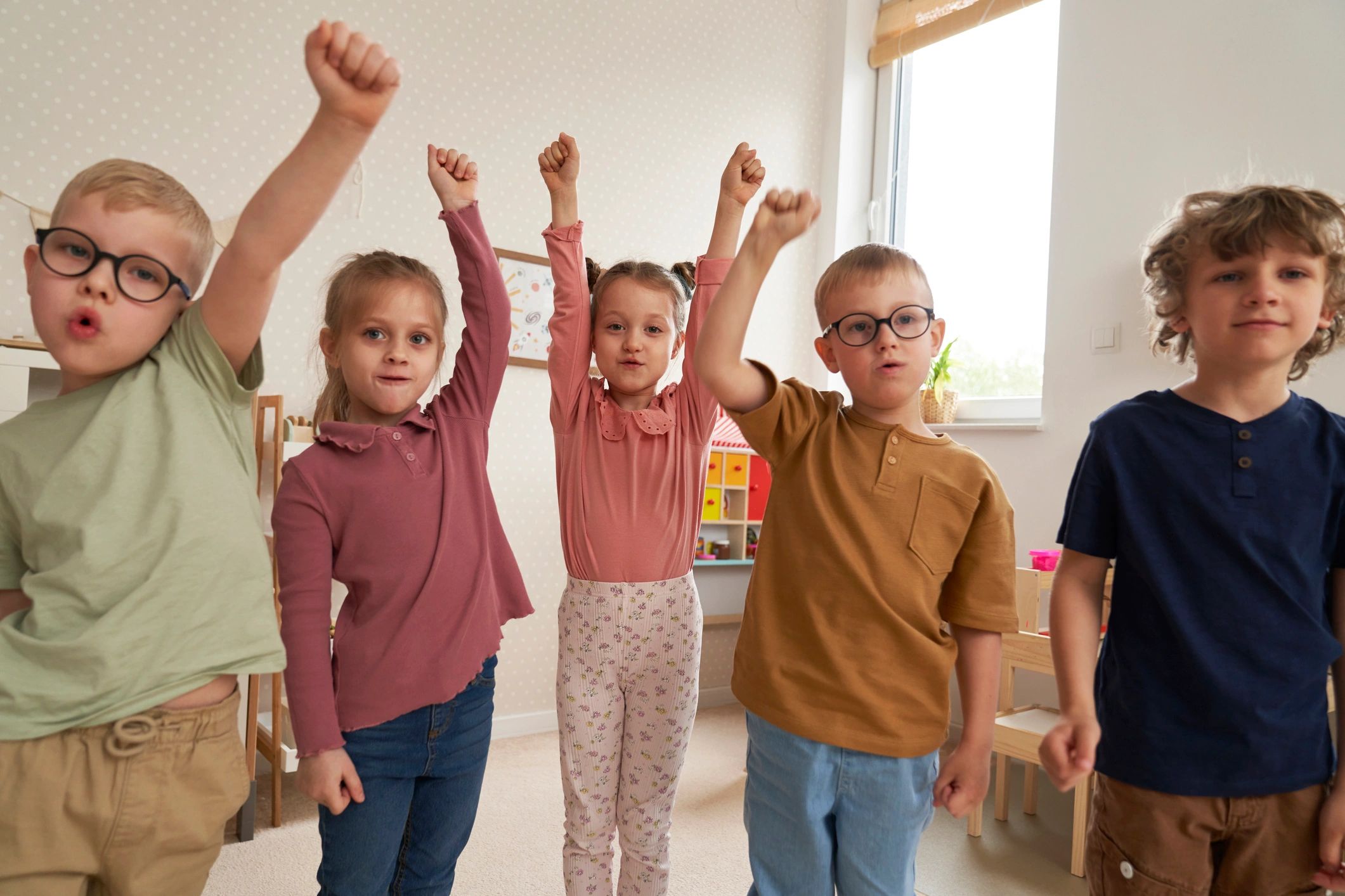 Happy child representing a family testimonial for the dance studio